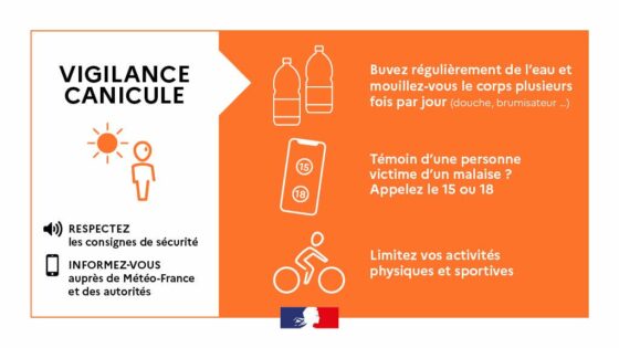 VIGILANCE ORANGE – CANICULE🟠